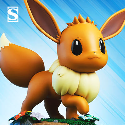 1:1 Evoli Life-Size Statue | SIDESHOW