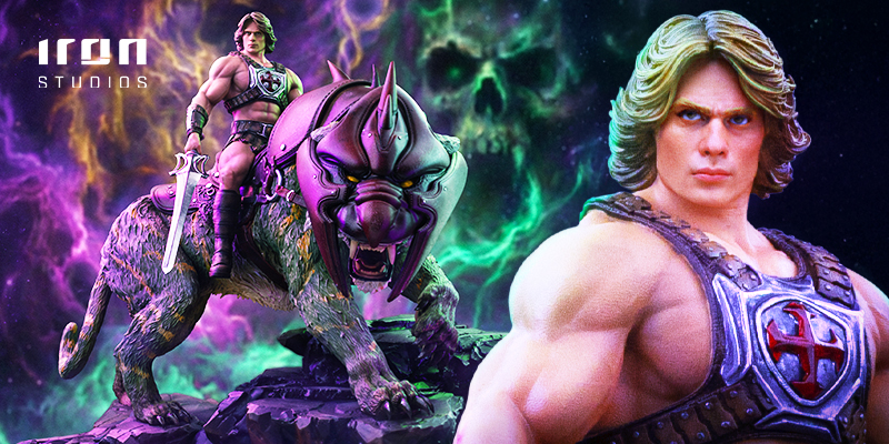 1/10 He-Man and Battle Cat Art Scale Statue | IRON STUDIOS