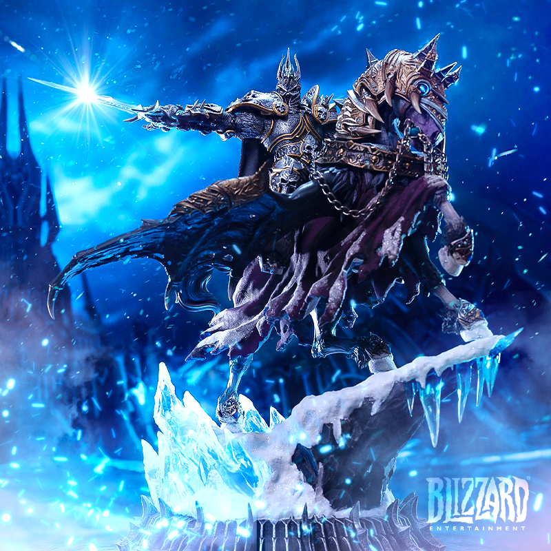 The Lich King & Invincible Statue | BLIZZARD