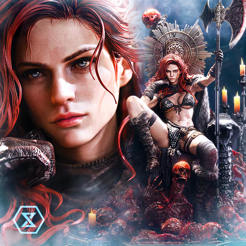 1/3 Scale Red Sonja Throne Legacy | PRIME 1 STUDIO