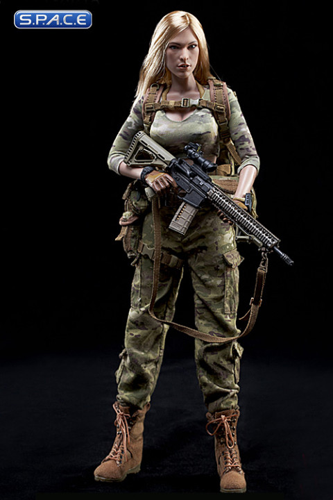 1/6 Scale Female Shooter (CP Camouflage)