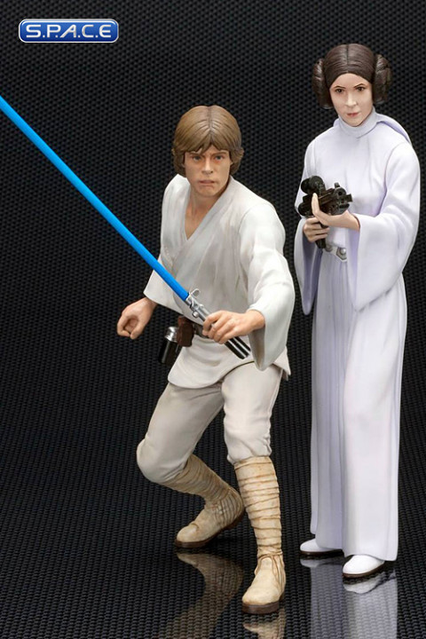 1/10 Scale Luke Skywalker & Leia 2-Pack ARTFX+ (Star Wars)