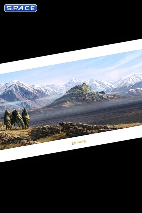 Sunrise upon Edoras Art Print (Lord of the Rings)