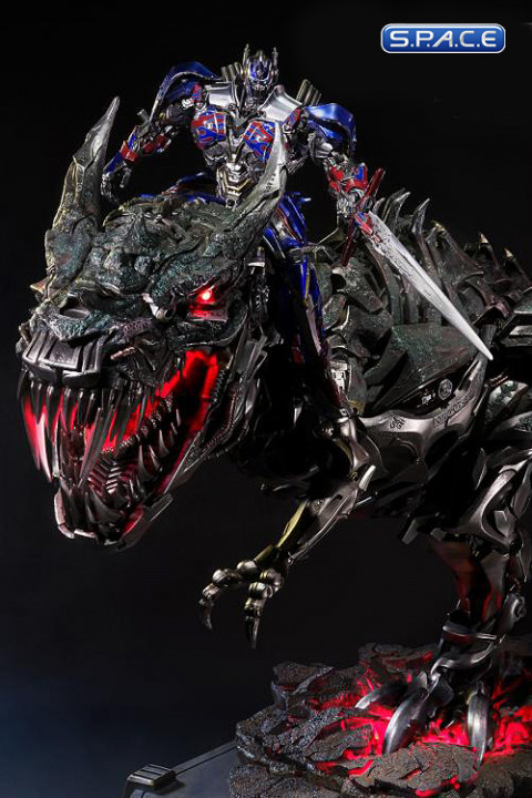 Grimlock with Optimus Statue Museum Masterline Series (Transformers: Age of Extinction)