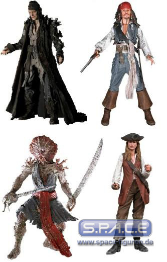 Complete Set of 4 : POTC - Dead Man´s Chest Series 2