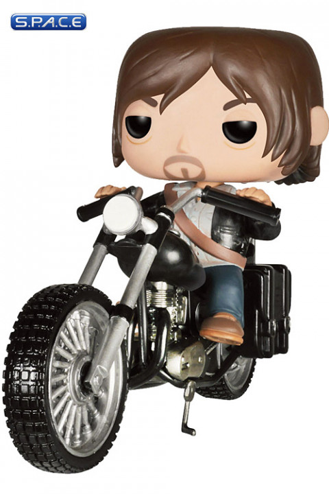 Daryl Dixon with Chopper Pop! Rides #08 Vinyl Figure (The Walking Dead)