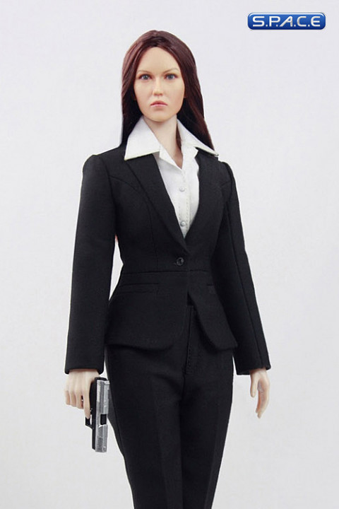 1/6 Scale MI6 Female Agent - black dress (Suit of Style Series)