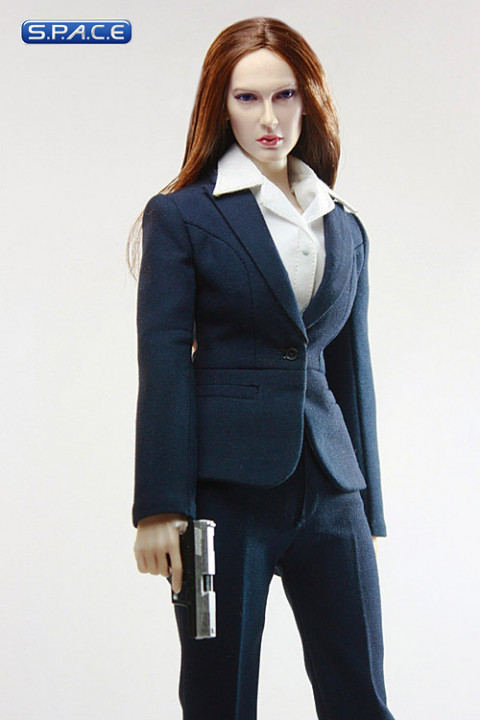 1/6 Scale MI6 Female Agent - blue dress (Suit of Style Series)