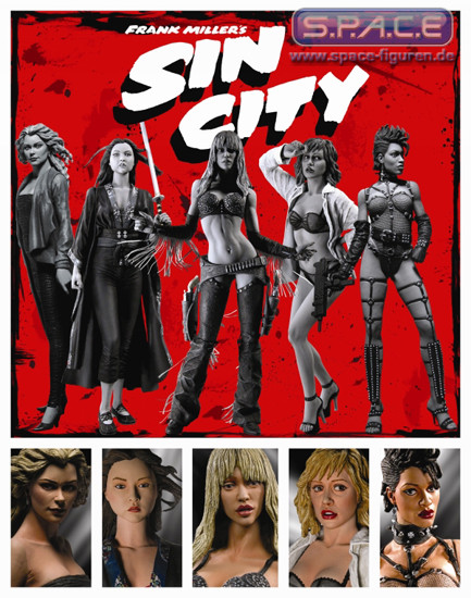 The Girls of Sin City b/w 5-Pack (Sin City)