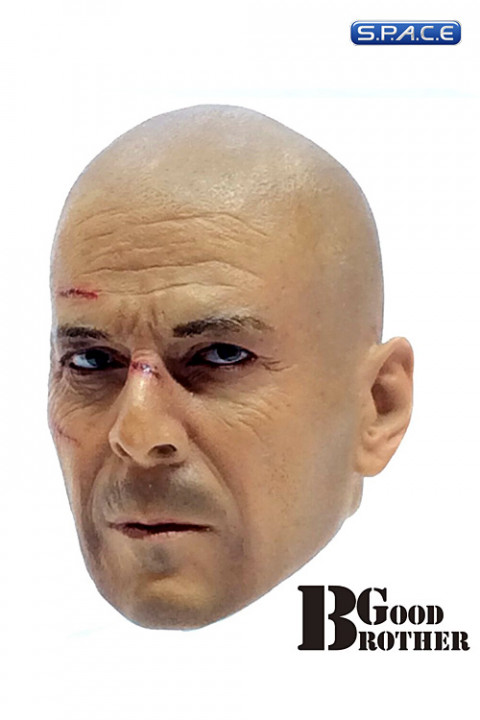 1/6 Scale Bruce Willis Head - damaged Version