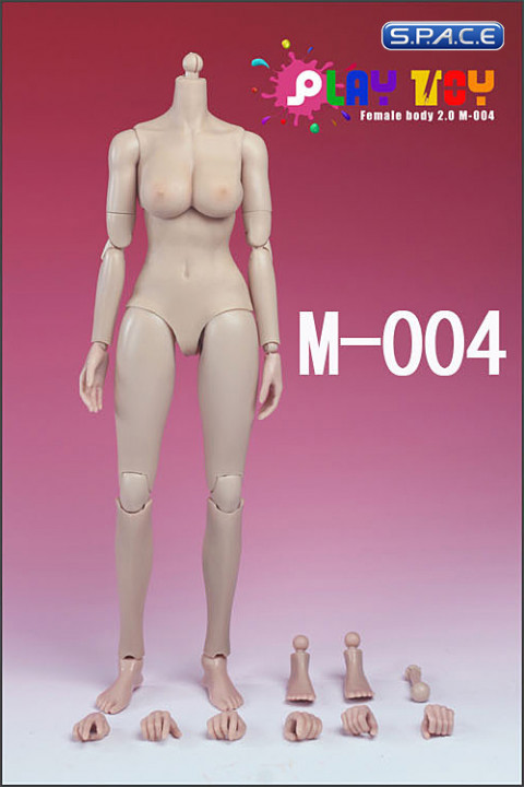 1/6 Scale Female Body Caucasian 2.0 White (middle breast)