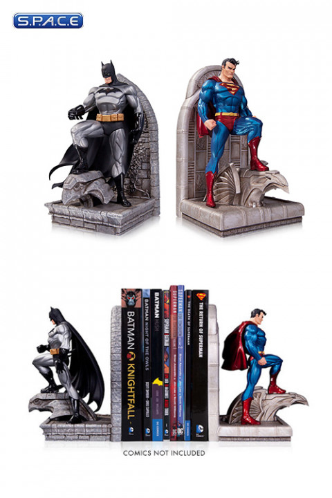 Superman & Batman Bookends (DC Comics)