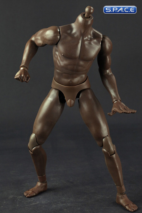 1/6 Scale Muscle male black Body