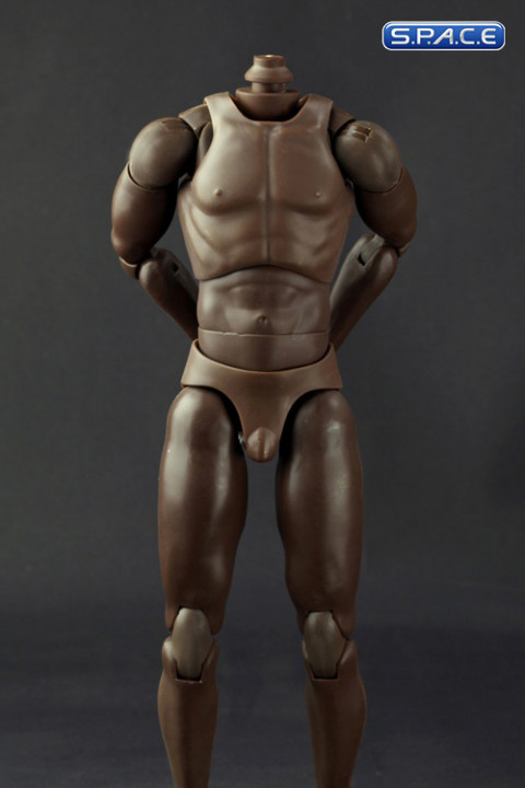 1/6 Scale Standard male high black Body - narrow Shoulders