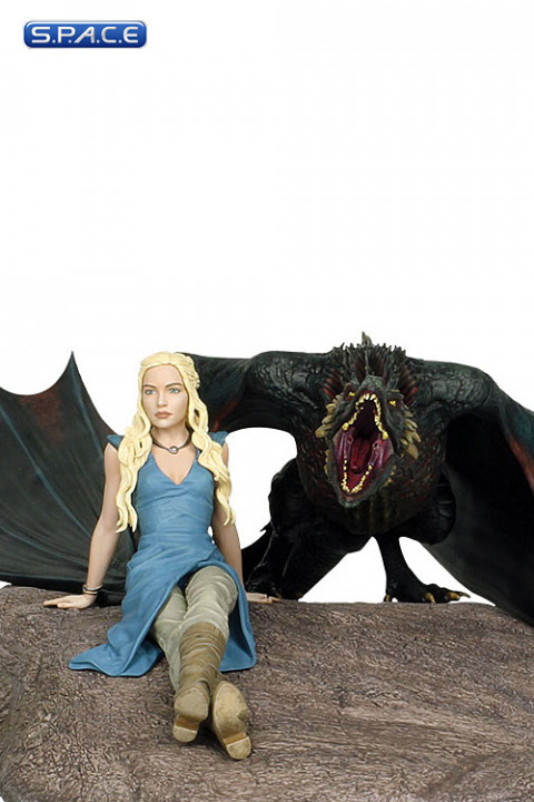Daenerys with Drogon Statue (Game of Thrones)