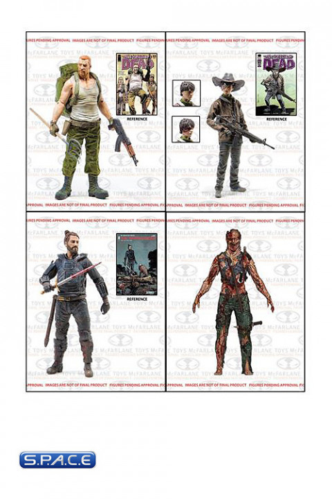 4er Komplettsatz: The Walking Dead Comic Version Series 4