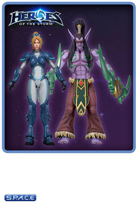 Set of 2: Nova & Illidan (Heroes of the Storm Series 1)