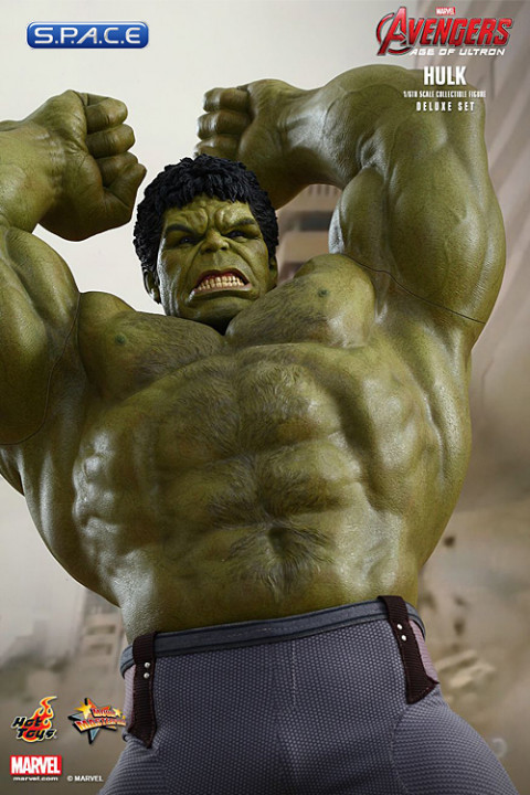 1 6 Scale Hulk Deluxe Set Movie Masterpiece MMS287 Avengers Age