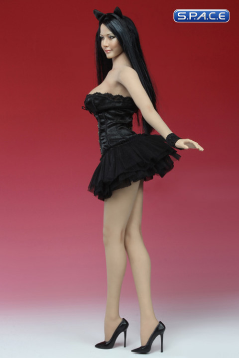 1/6 Scale Basque Corset Dress (Black)