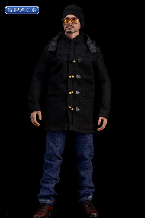 1/6 Scale black medium Duffle Coat Set