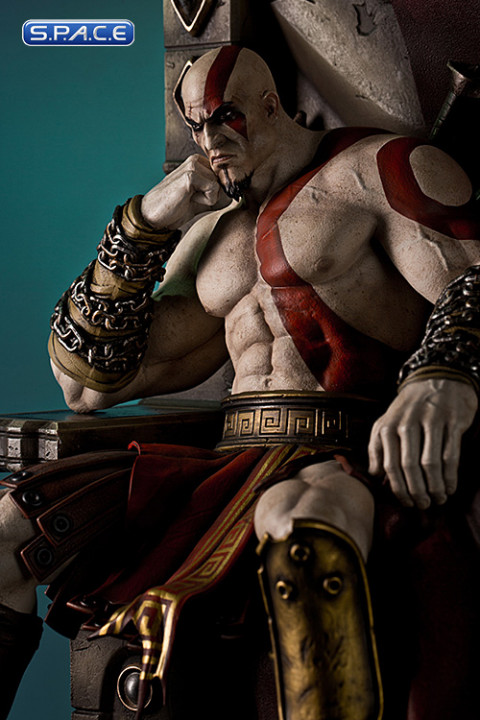 1/4 Scale Kratos on Throne Statue (God of War)