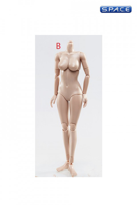 1/6 Scale Female Large Breast Body - Flesh Caucasian (Ver. 2.0)