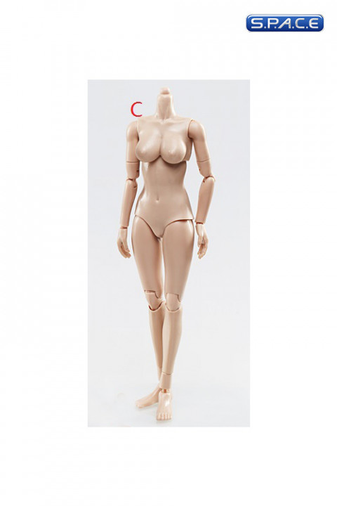 1/6 Scale Female Large Breast Body - Medium Tan/Asian (Ver. 2.0)