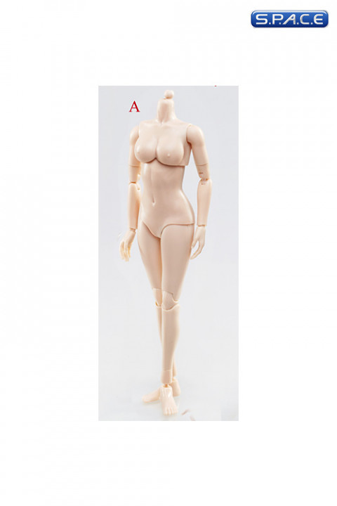 1/6 Scale Female Medium Breast Body - Pale/Light Tan (Ver. 2.0)