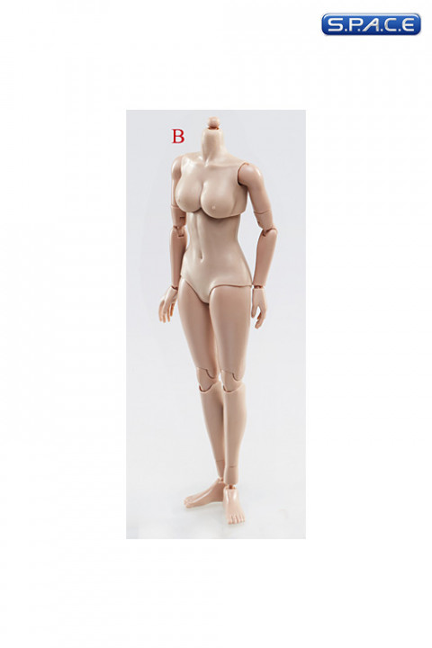1/6 Scale Female Medium Breast Body - Flesh Caucasian (Ver. 2.0)