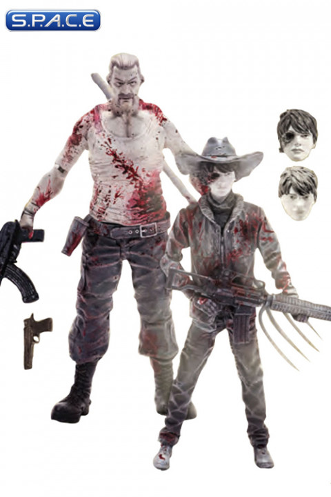 Abraham Ford and Carl Grimes Previews Exclusive 2-Pack (The Walking Dead)