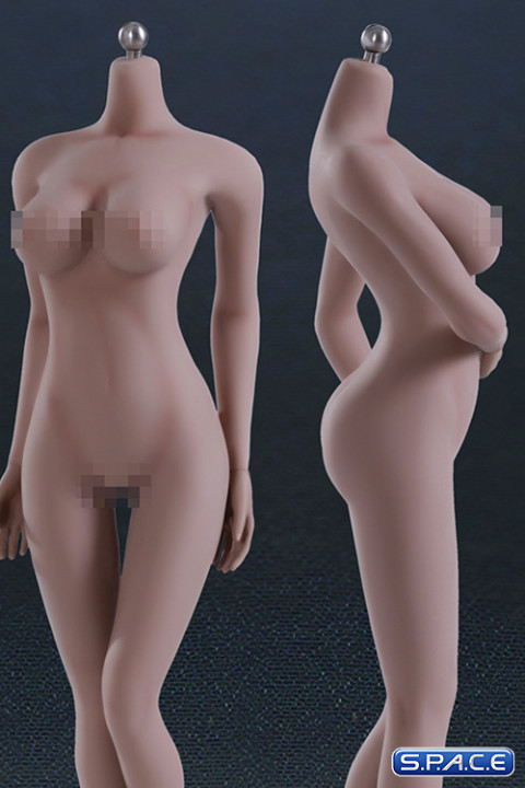 1/6 Scale Seamless Female suntan emulated Body large breast / headless (Super-Flexible)