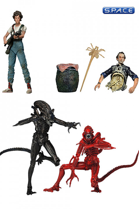 Complete Set of 4: Aliens Series 5 (Alien)