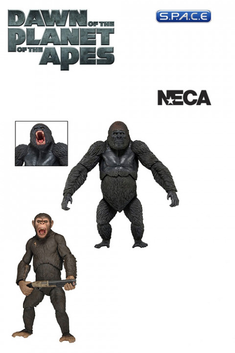 Set of 2: Dawn of the Planet of the Apes Series 2