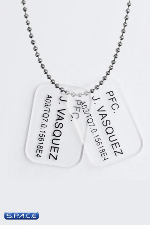 Colonial Marines J. Vasquez Dog Tags (Aliens)