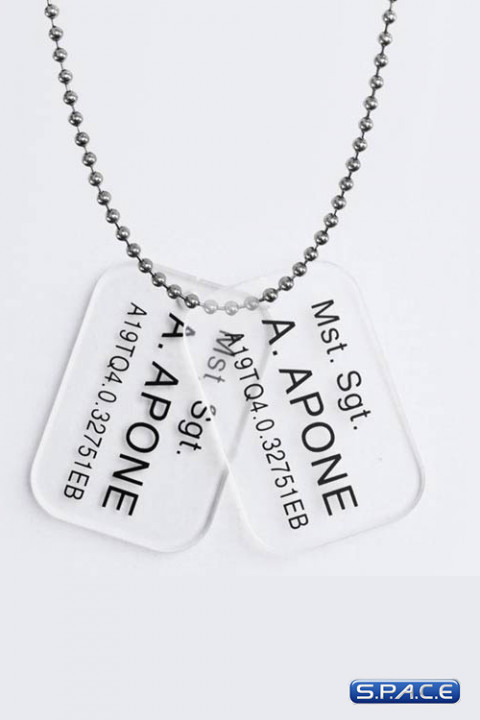 Colonial Marines A. Apone Dog Tags (Aliens)