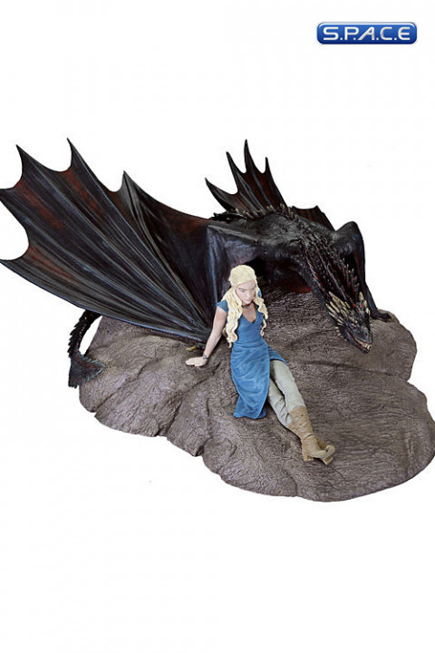 Daenerys with Drogon Mini Statue (Game of Thrones)