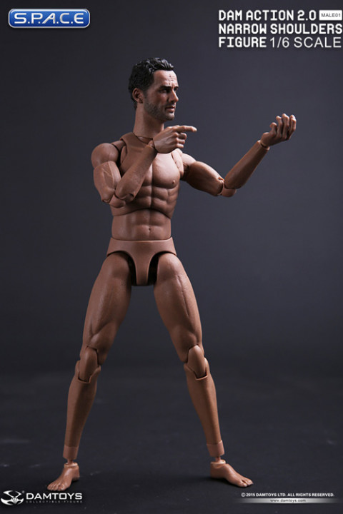 1/6 Scale »Andrew« Narrow Shoulders Body with Head