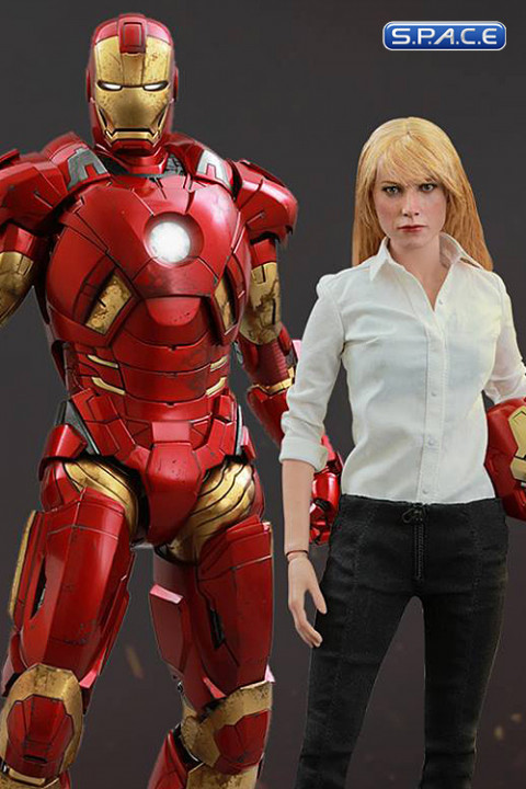 1/6 Scale Pepper Potts & Mark IX Movie Masterpiece Set MMS311 (Iron Man 3)