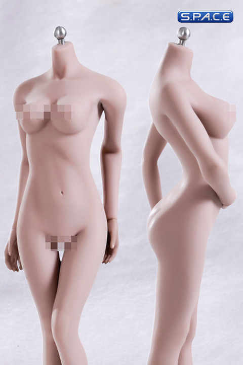 1/6 Scale Seamless Female pale Body middle breast / headless (Super-Flexible)