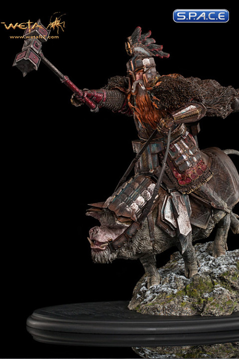 Dain Ironfoot on War Boar Statue (The Hobbit: The Battle of the Five Armies)