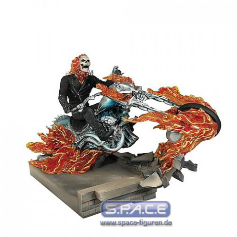 Ghost Rider on Building Movie Statue (Ghost Rider)