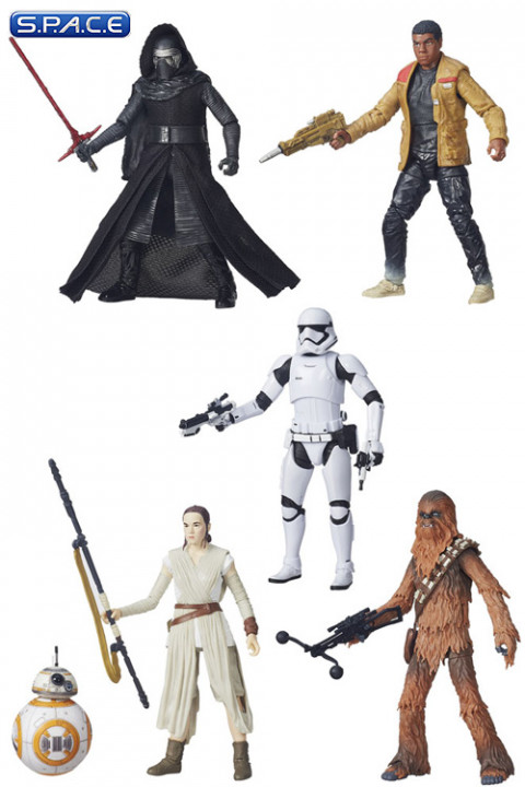 Set of 5: TFA The Black Series 2015 - Wave 1 (Star Wars)