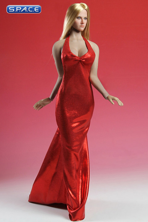 1/6 Scale red Elegant Dress