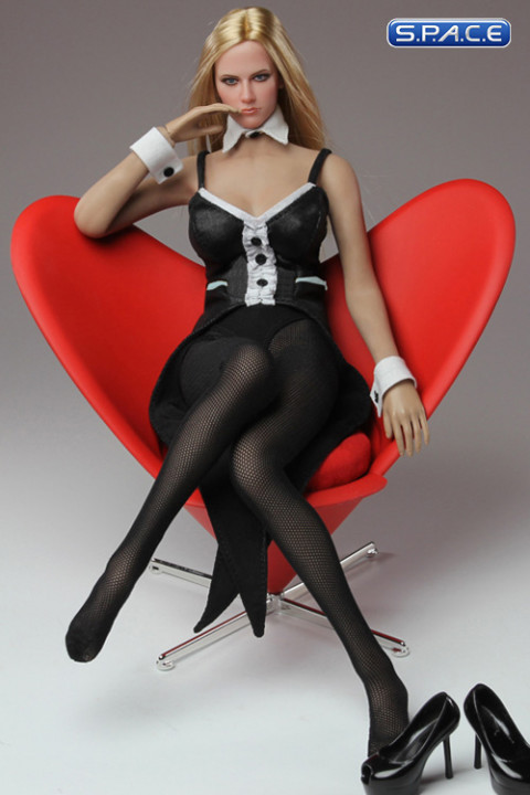 1/6 Scale red Bunny Chair