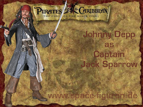 Captain Jack Sparrow (POTC - The Curse of the Black Pearl Series 1)