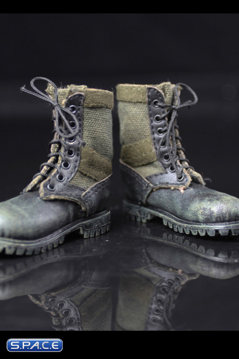 1/6 Scale green Combat Boots