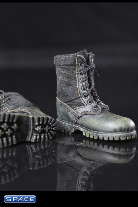 1/6 Scale black Combat Boots