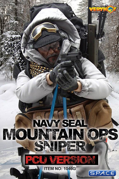 ミリタリー 1/6 Navy Seal Mpuntain Ops Sniper Navy Seal Mountain OPS Sniper (PCU Version) Veryhot - Machinegun