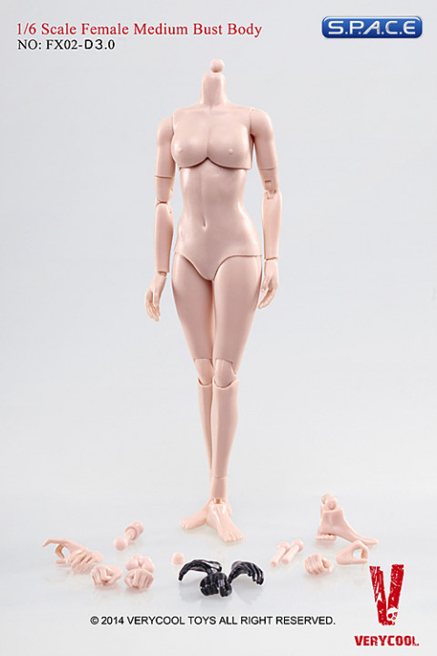 1/6 Scale Female Medium Breast Body - Version 3.0