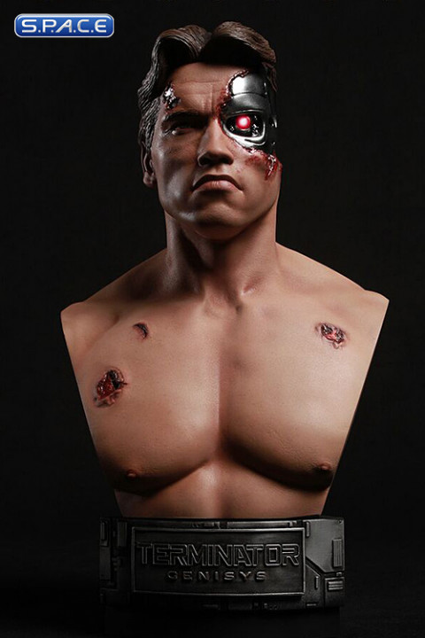 1/2 Scale Battle Damaged T-800 Bust (Terminator Genisys)